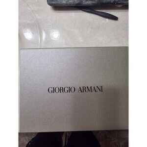 Giorgio Armani Empty Silver Designer Gift Box